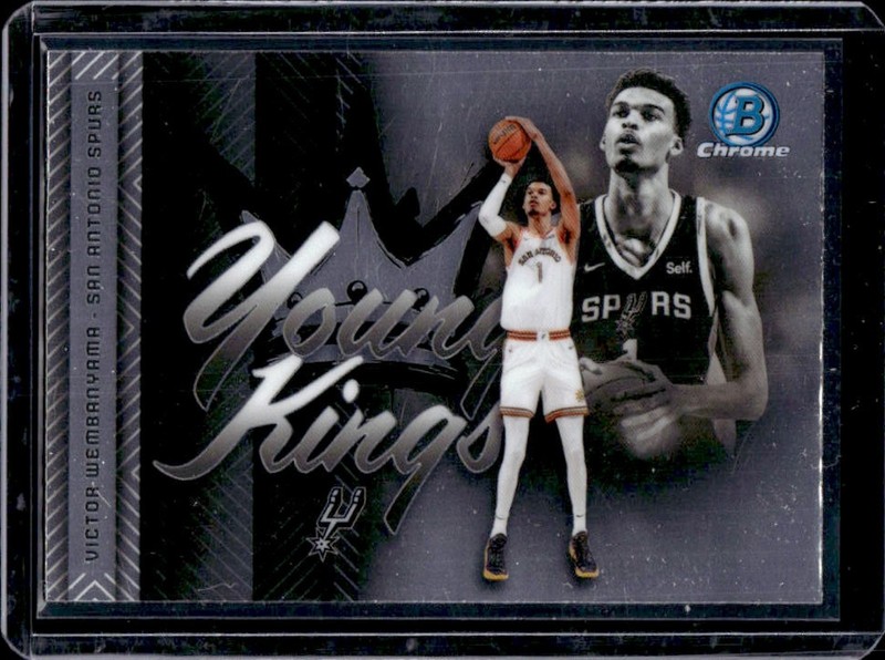 2025-26 Bowman Victor Wembanyama Chrome Young Kings #YK-8 Spurs