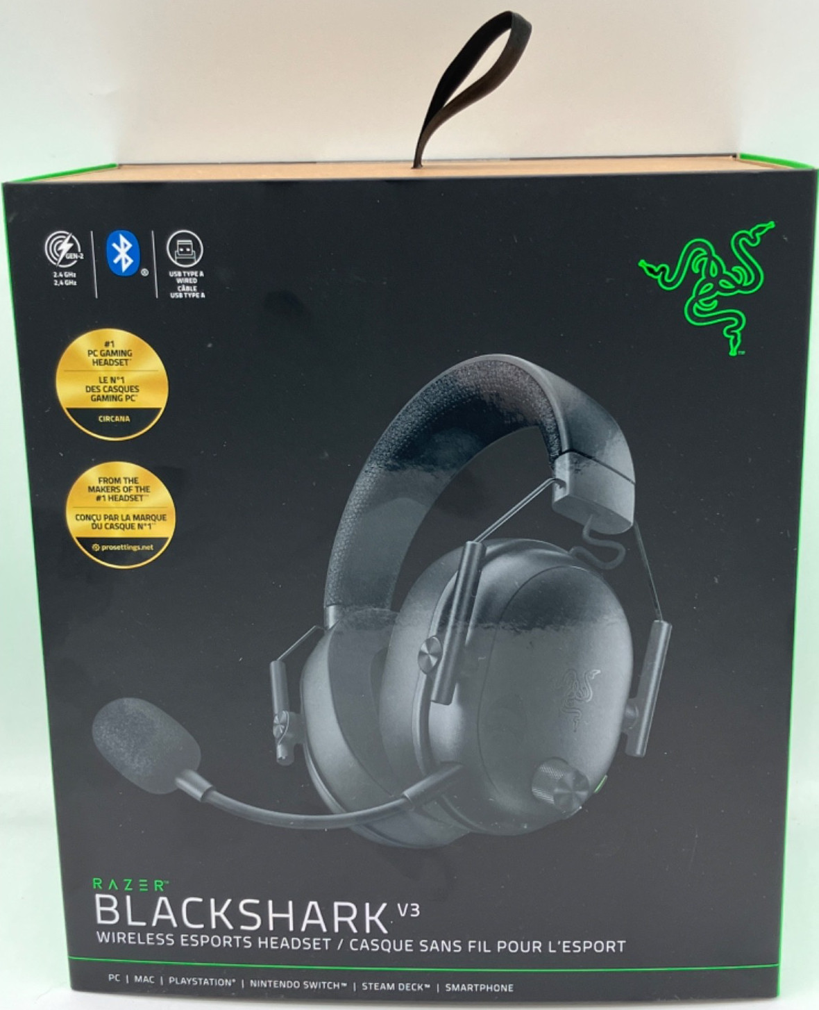 Razer BlackShark V3 Wireless for PC: 50mm Drivers, Wideband Mic