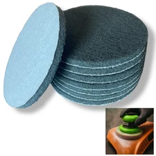 LiME LiNE 6" Hook & Loop Gray Scuffing Discs for Orbital Sanders -  Pack of 8