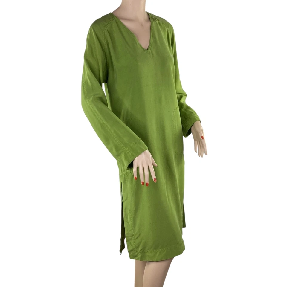 Vintage Yves Saint Laurent Rive Gauge YSL Tunic Dress Kaftan Caftan Sz. 38 Video - Image 2 of 4