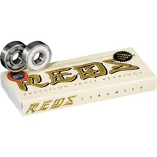 Bones Ceramic Super REDS Skateboard Bearings 8 pack