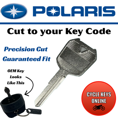 Polaris Ranger RZR General Sportsman Keys Cut to Code 5000 series