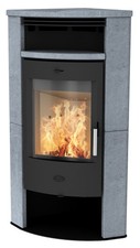 Fireplace Eckkaminofen  Malta Speckstein 6kW