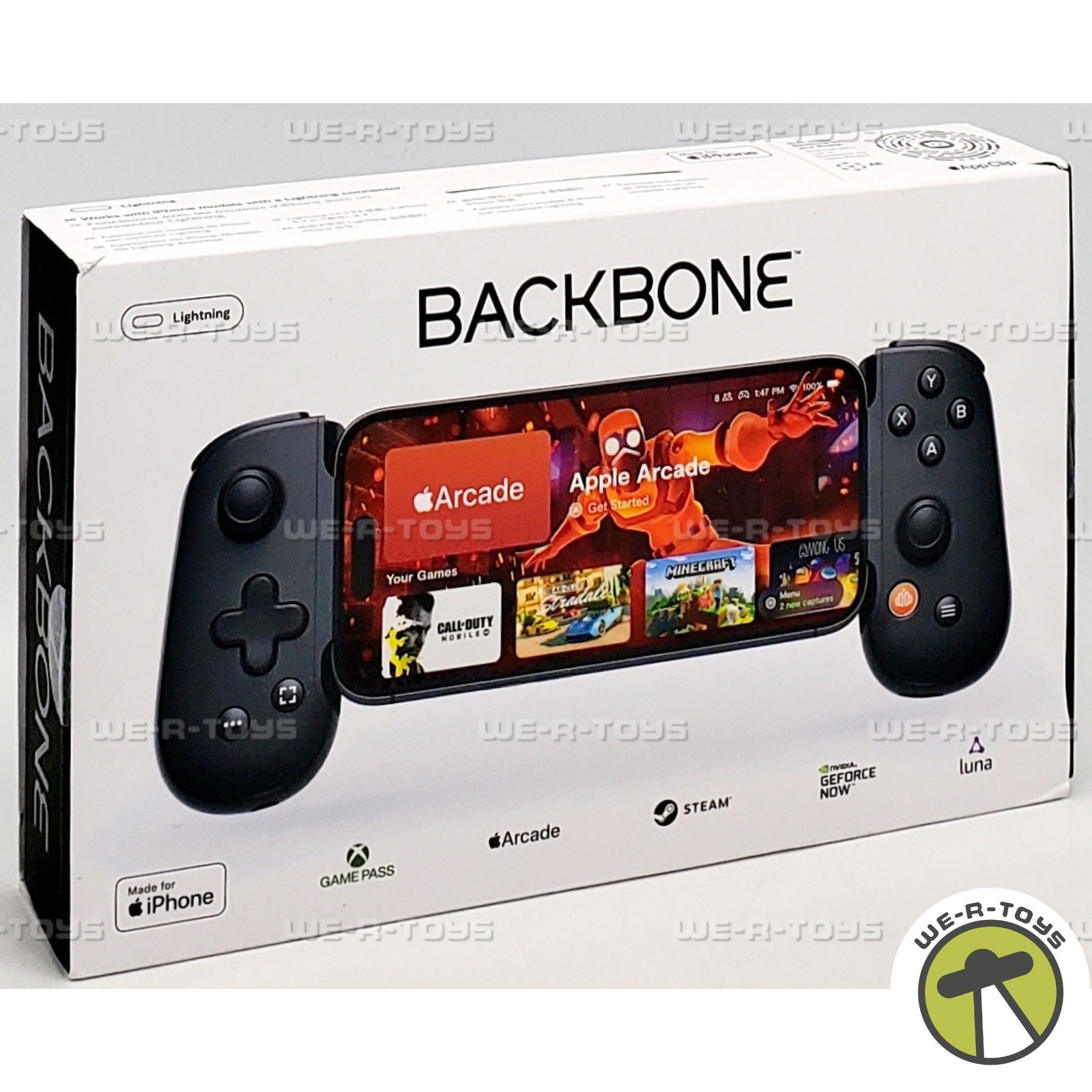 Backbone One Mobile Gaming Controller for iPhone Black 2023