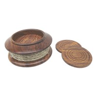 Untersetzer Mit Tau Esstisch 13,5 X 8,5 Cm Sea-Club