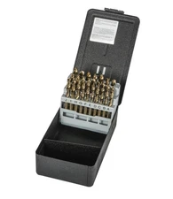 Precision Twist Drill 26 Piece A-Z COBALT SM DRILL SET PTD Series C26M42CO