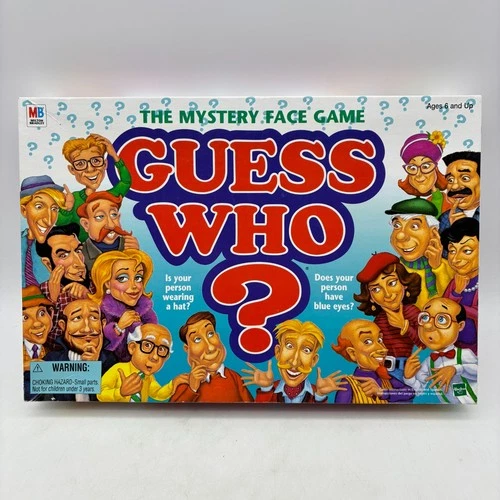 New ListingVINTAGE Guess Who COMPLETE Milton Bradley 1998 Classic Board Game 90s Kids