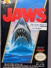 Jaws Nintendo NES Video Game Cart