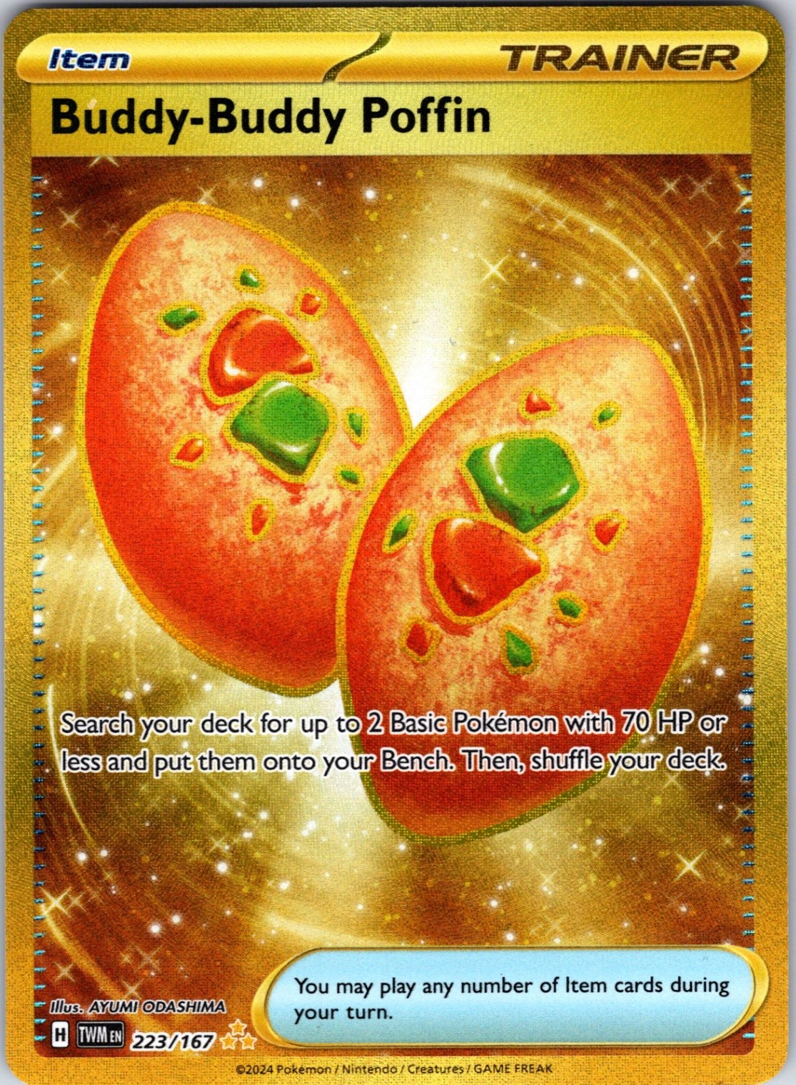 Buddy-Buddy Poffin Hyper Rare SV06: Twilight Masquerade 223/167 NM
