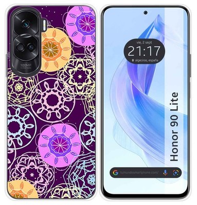 XINYEXIN Cover Glitter per Honor 90 Lite 5G, Custodia Bling Brilla Ultrasottile Trasparente Antiurto, Carino Scintillante con Donne e Ragazze - Viola