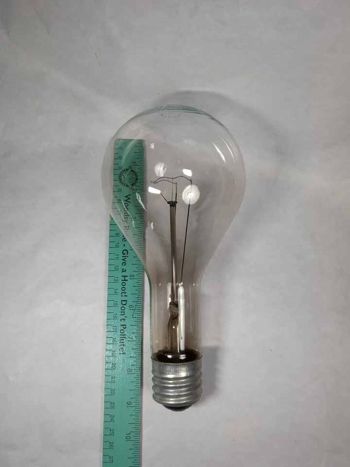 G E Lighting  300-Watt 120-volt Clear Mogul-Base Light Bulb, New Old Stock - Image 2 of 2