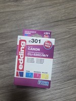 Edding EDD-301 Tintenpatronen Multipack, Cyan, Magenta, Gelb Fur Canon Cli-526