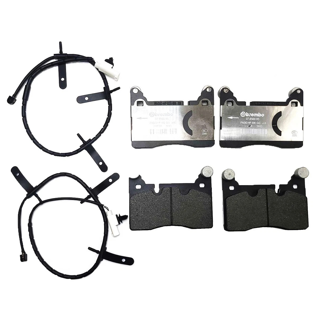 For Rear Brake Pad Kits & Sensor  Aston Martin DB11 HY53-2C562-BC HY53-2D009-AC