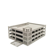 Outland Models Miniatures 4-Story Car Parking...