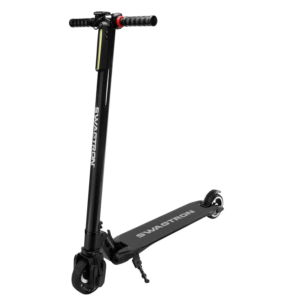 Swagtron Swagger SG-2 Scooter Eléctrico Plegable con Control de Crucero, Negro SWGR2