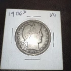 1906-D Barber Half Dollar Average Circ 90% Silver