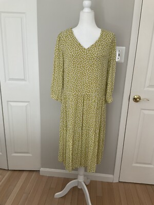 Comma Women s Dress Retro Style Viscose Size 8 Dotted
