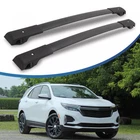 For Chevrolet Equinox 2018 - 2024 Black Cross Bar Baggage Roof Rack Rail Carrier