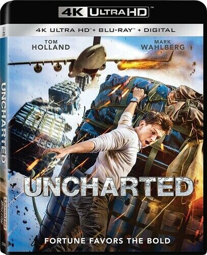 Uncharted (4K Ultra HD + Blu-Ray + Digital) - New Sealed - Picture 1 of 1