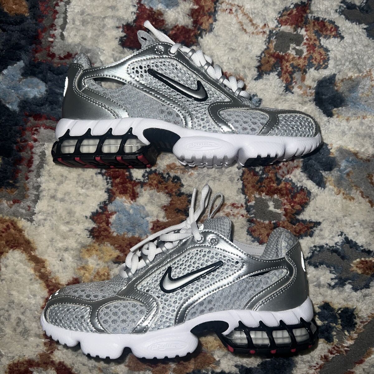 Brand New Nike Air Zoom Spiridon Cage 2 Metallic Silver Brand New Nike Air Zoom Spiridon Cage 2 Metallic Silver
