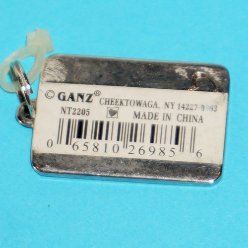 Crafts Teachers Girl Names Tag Kids ID Zipper Pull Silver Color GANZ 10Pc #5 - Picture 2 of 2