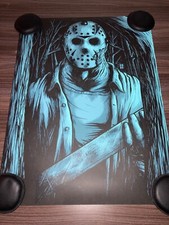 Matthew Johnson Friday 13th Camp Crystal Lake Poster Signed Numbered Mondo Print