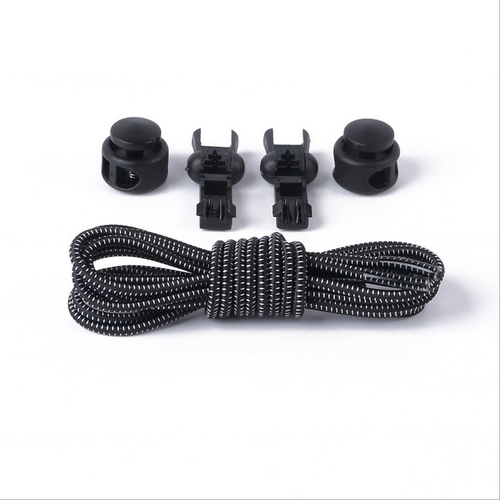 Elastic Laces Lock Shoelaces Running Triathlon Sports Shoe Trainer No