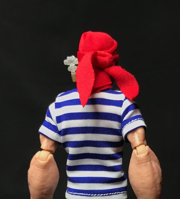 KC-BD-R: 1/12 scale Red Bandana for 6