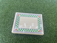 Stampendous Checkered Frame Hearts R033 Mounted Rubber Stamp 1996 Vintage