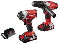 Einhell Power-x-change Combi & Impact Driver Twin Pack 18 Volt 2 X 1.5ah Li-ion Einhell Power-x-change Combi & Impact Driver Twin Pack 18 Volt 2 X 1.5ah Li-ion