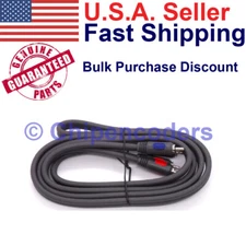 6 ft.* Heavy Duty Double RCA Audio Video Cable for TV Stereo DVR Satellite