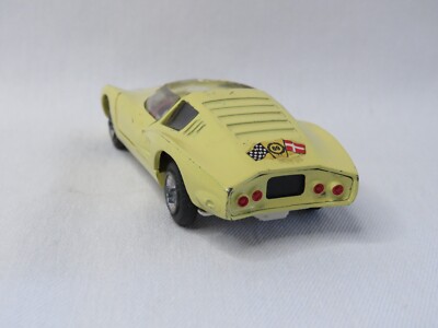 Ancienne Voiture Miniature Tekno 1/43 Opel Chevrolet Corvair Monza GT 1969 - Rare Et Chromée