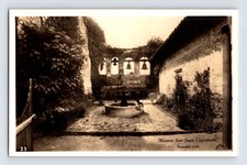 Postcard RPPC California San Juan Capistrano CA Mission 1940s Unposted EKC