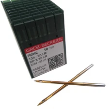 100PCS Groz-Beckert 134-35LR, DPX35LR Gebedur Titanium Leather Sewing Needles
