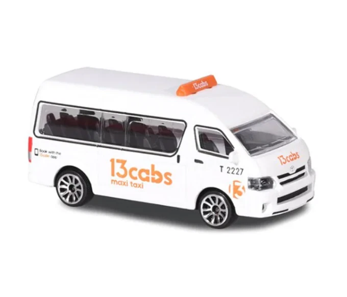 Majorette Maxi Van 13Cabs Australia Hiace Vehicle White MJ53720