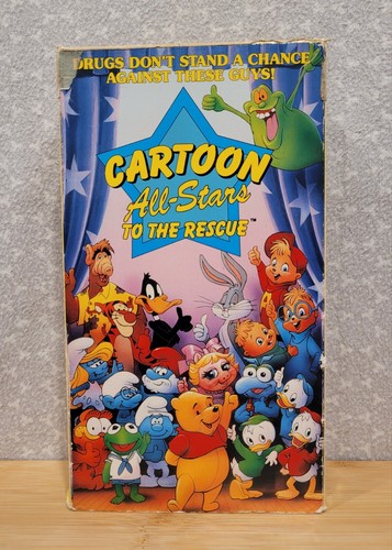 1990 McDonald's Cartoon All Stars To The Rescue Anti-Drug PSA VHS Tape