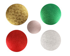 Tavola a livello torta rotonda 3 mm doppio spessore 8'' 10'' verde argento rosa oro resistente