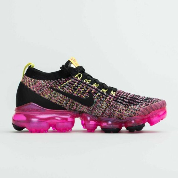 nike vapormax flyknit black and pink