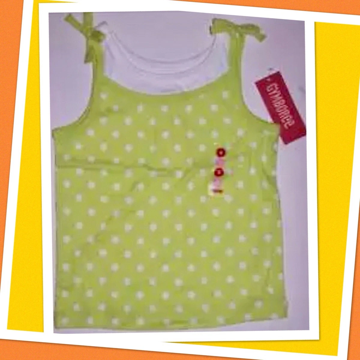 Débardeur Vert Citron Gymboree Pour Fille – Taille XS, Avec étiquettes