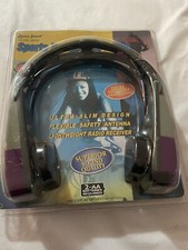 New Vintage Lenoxx Sound Headphones AM/FM Sport Radio Walkman Model 885M