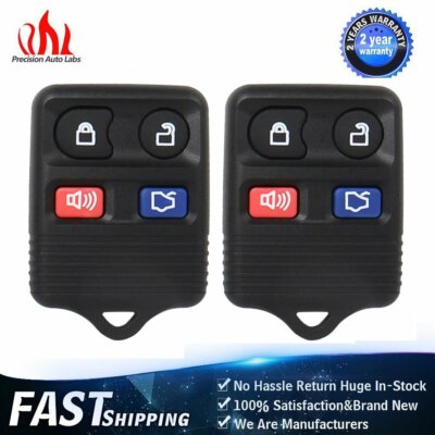 2pcs Keyless Entry Remote Control Car Key Fob Clicker Transmitter Replacement US