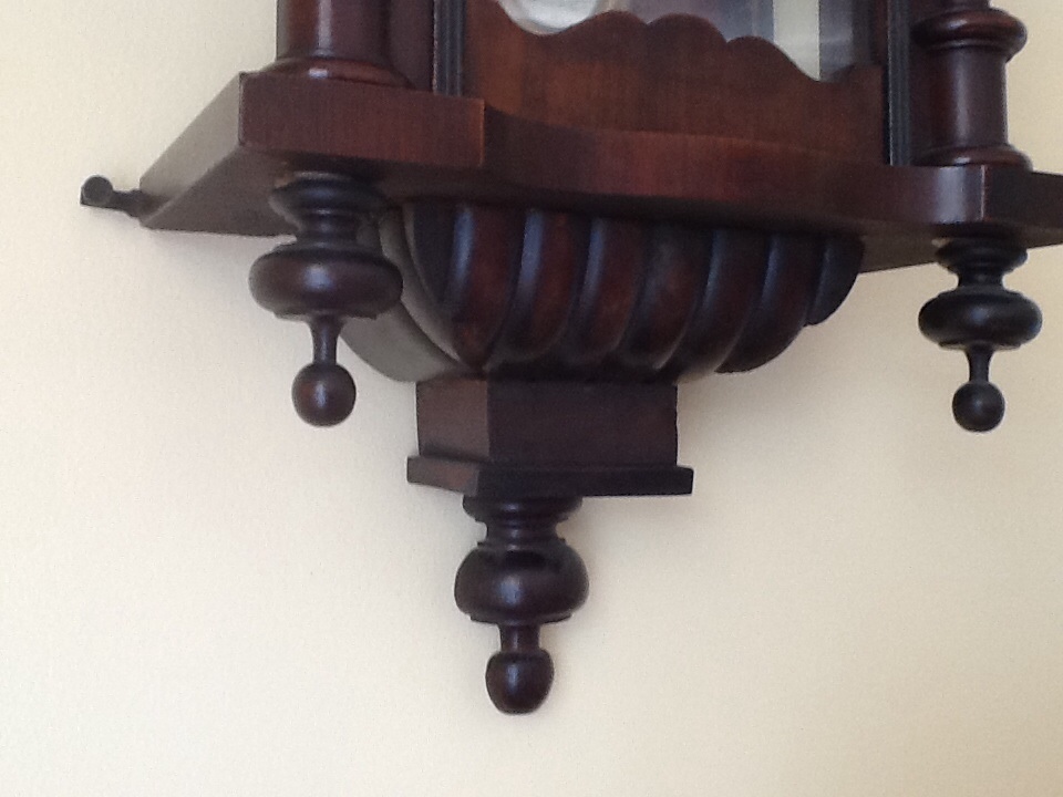 Antique German Pfeilkreuz Wall clock with R=A Pendulum c.1900 eBay