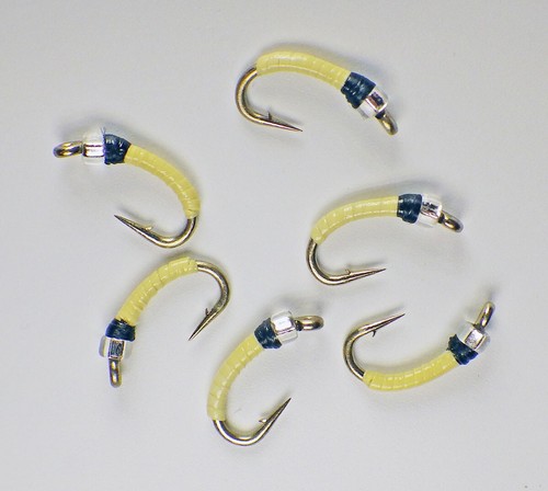 Mercury Cream Midge Larva - Premium Forellen Fliegenfischen Fliegen Set - Bild 3 von 24