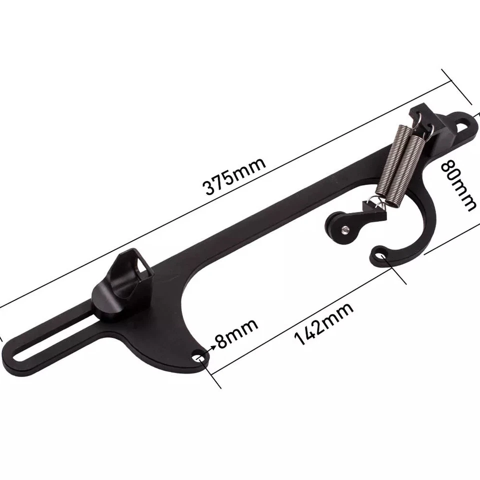 Billet Aluminium Throttle Cable Bracket & Return Spring Fit For Holley 4150 4160 - image 2 of 4