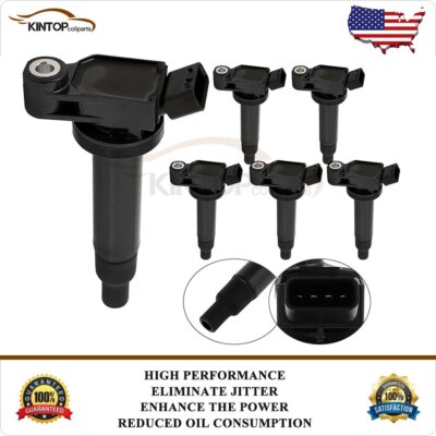 6Pcs Ignition Coil For Lexus ES300 RX300 3.0L V6 UF267 1999 2000 2001 2002 2003