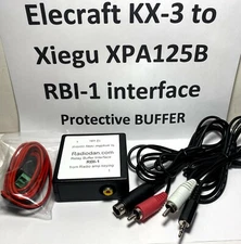 Elecraft KX3 KX-3 Xiegu XPA125B amplifier keying cable w/ RBI-1A  Interface