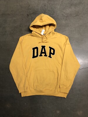 GAP x Dapper Dan DAP Arch Hoodie Pullover Golden Yellow Men's