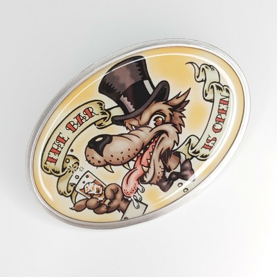 rockabilly belt buckle