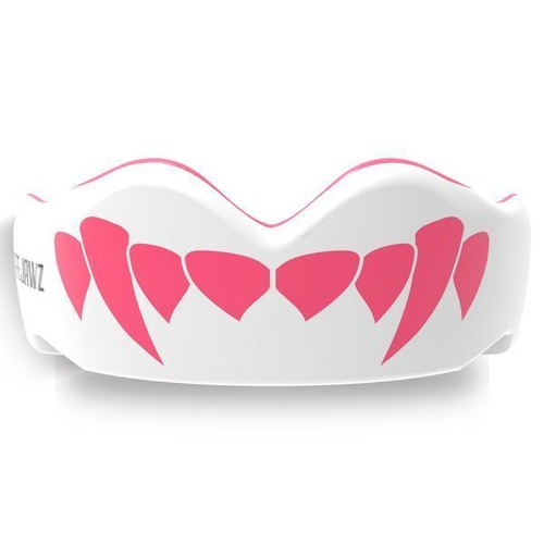 Safejawz Extro Series Pink Fangz Mouthguard - Picture 2 of 2