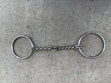 O Ring Twisted Snaffle Horse Bit